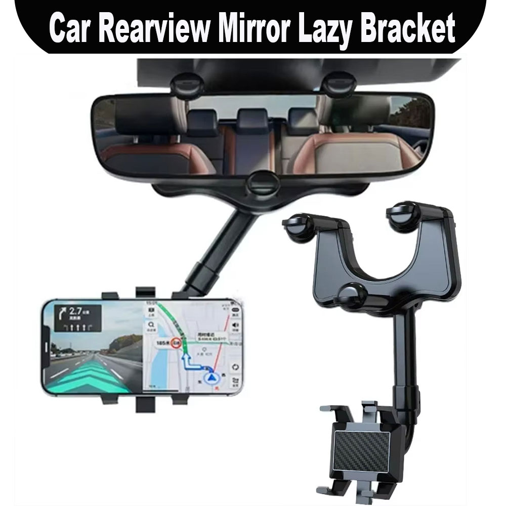 Car Mirror - Multifunktionaler Auto-Rückspiegel-Telefonhalter für Fahrzeuge 360° °