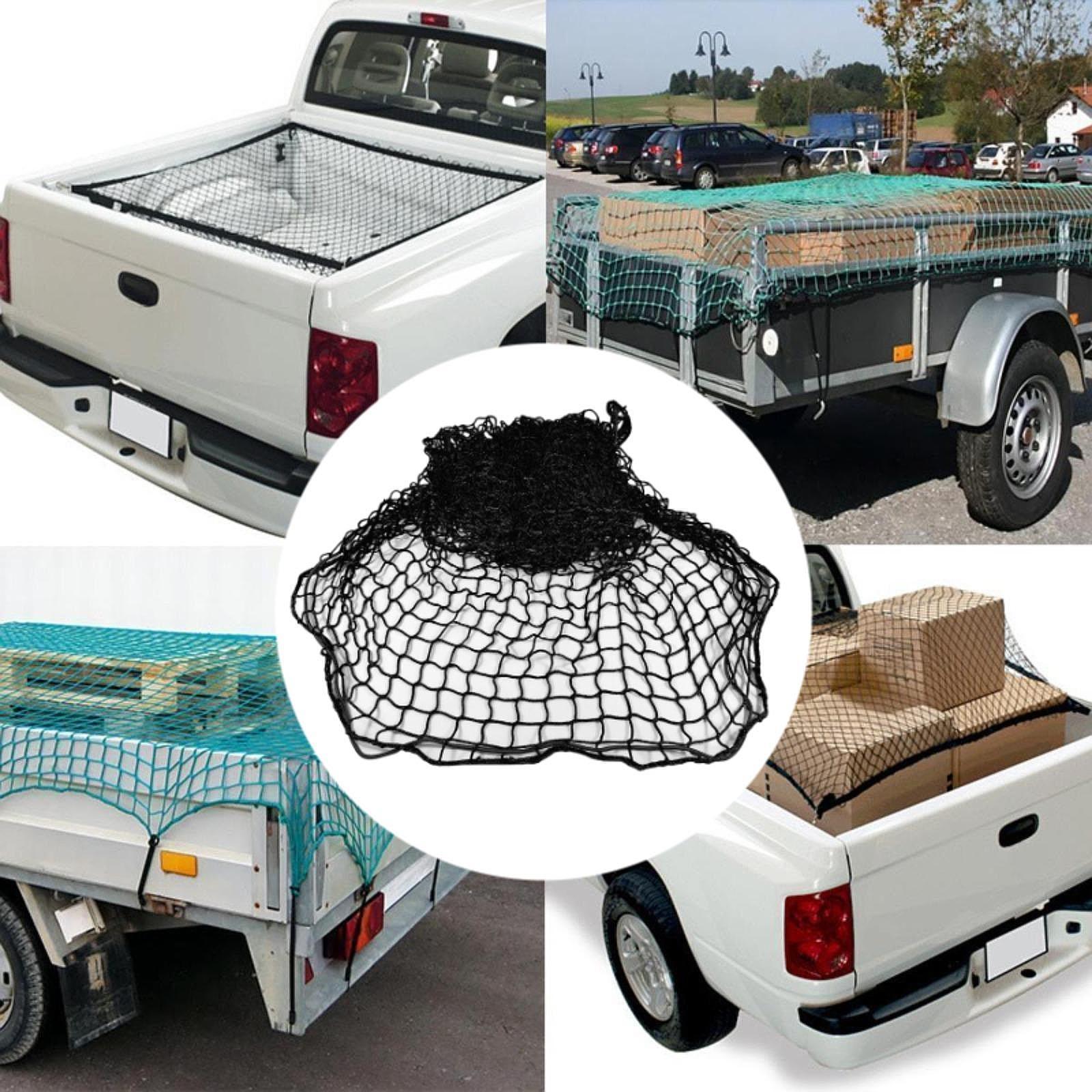 Car Organizer - Schwarzes Netznetz für Anhänger, Mehrzweck-Organizer für