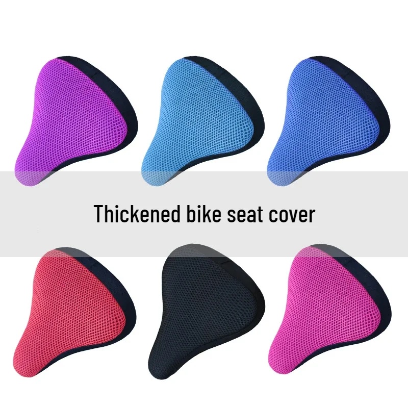 Car Seat Cover - 1/2 Stück Fahrrad-Netzbezug Mountainbike Baumwoll-Autositzkissenbezug Fahrradsattel-Isolierung