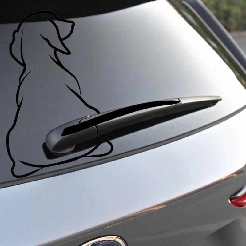 Car Wiper - Autoaufkleber personalisierte Kitty Katze Hund Dekoration