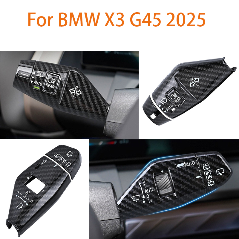 Car Wiper - Auto-Blinker-Wischerschalter-Abdeckung aus Carbon Blinker-Wischerschalter-Verkleidung für BMW