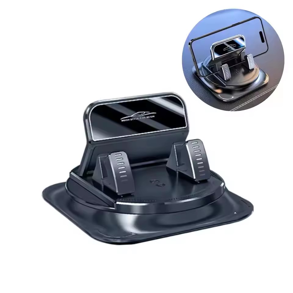 Car Phone Holder - 360 ° Universal-Auto-Handyhalterung mit Anti-Rutsch-Silikon für