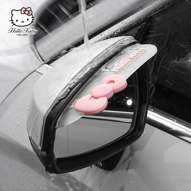 Car Accessories Japanese - Kawaii Sanrio HelloKitty Auto-Regenschutz für Spiegel,