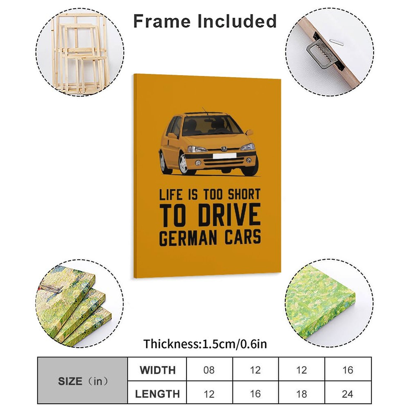 Mops 106, das Leben ist zu kur – Car Mirror Bewertung und Preis