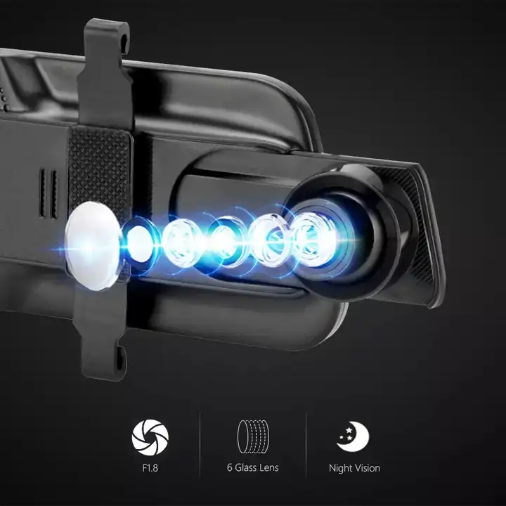 10'' Spiegel-Dashcam mit Nacht – Car Mirror Bewertung und Preis