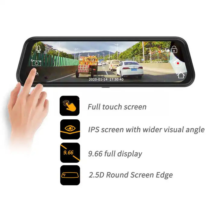 10'' Spiegel-Dashcam mit Nacht – Car Mirror Bewertung und Preis