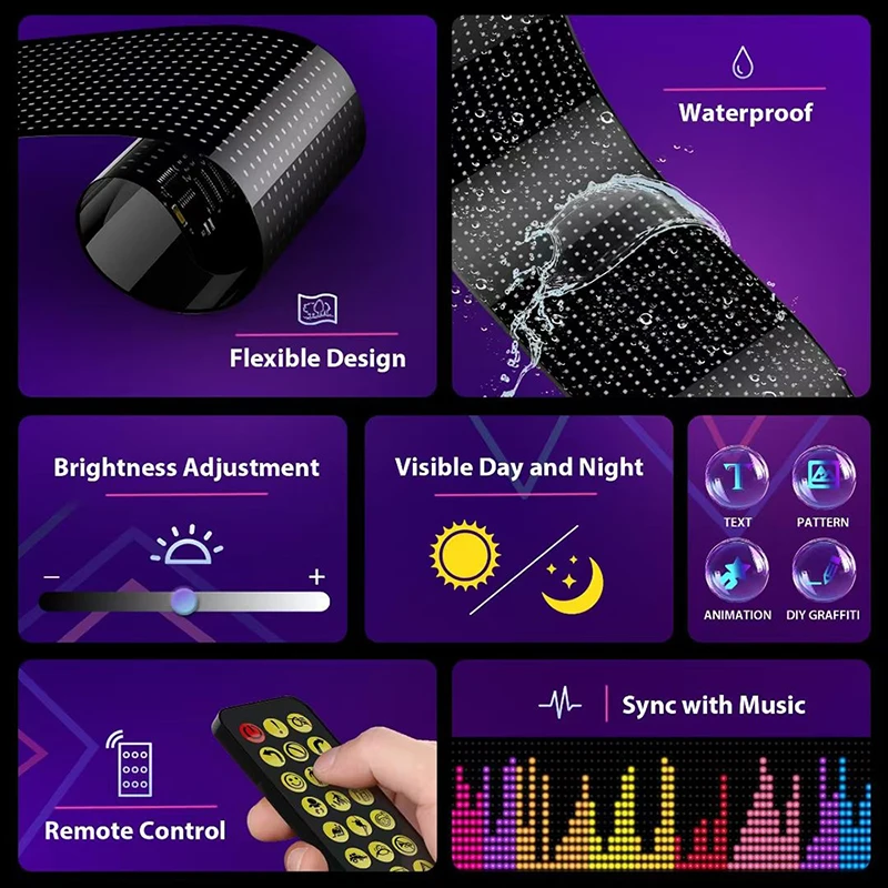 Led-anzeige Lkw Auge Auto Zeic – Car Led Light Bewertung und Preis