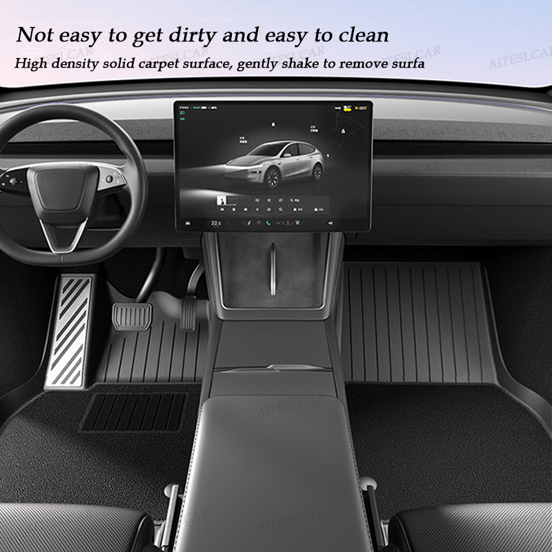 Für Tesla Fußmatten Modell YL  – Car Floor Mat Bewertung und Preis
