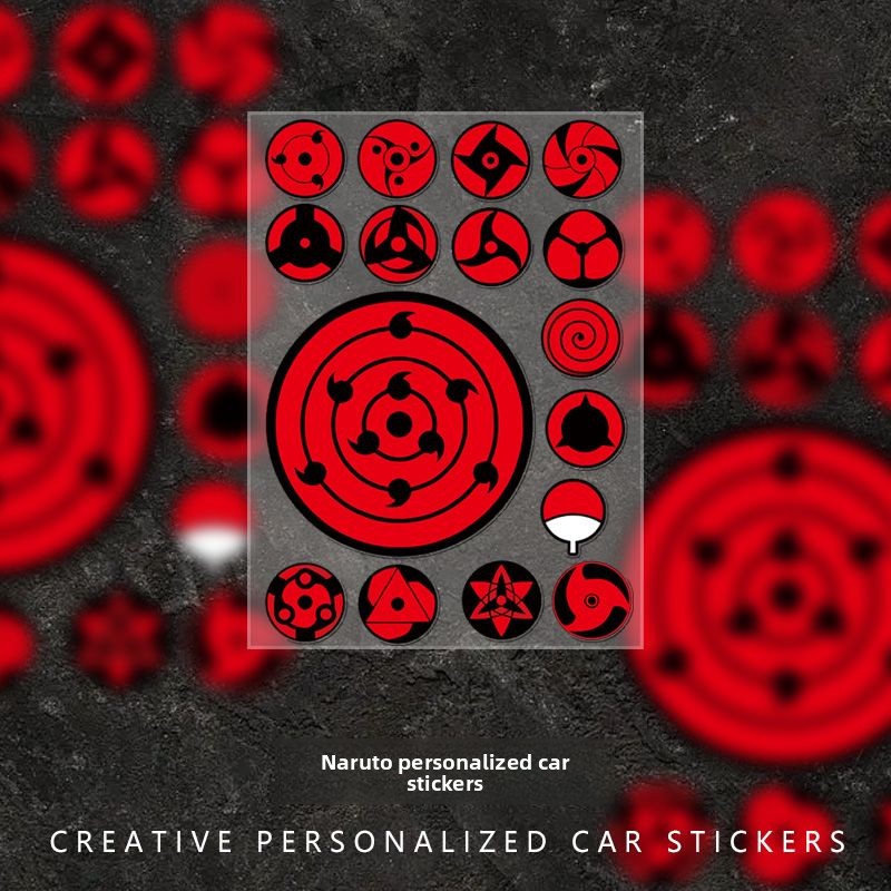 Sharingan-Auge-Aufkleber-Set,  – Car Accessories Japanese Bewertung und Preis
