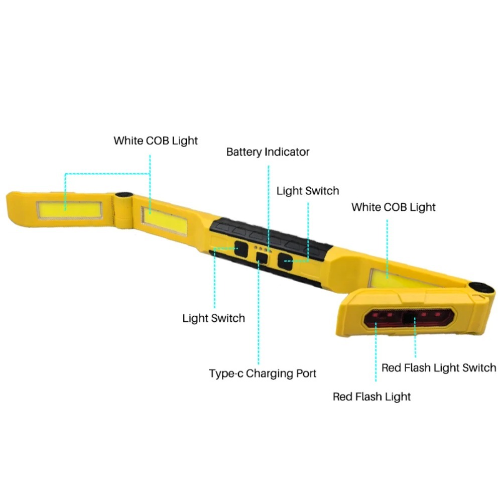Tragbare COB Magnetische LED-A – Car Led Light Bewertung und Preis