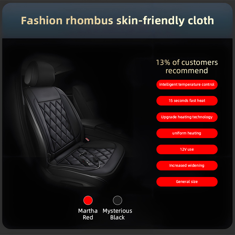 12V Universal Auto Beheizte Si – Car Seat Cover Bewertung und Preis