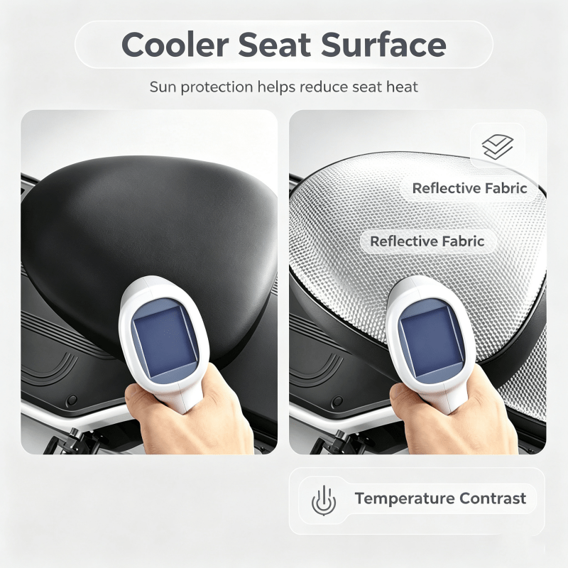 Elektrischer Fahrradsitzbezug  – Car Seat Cover Bewertung und Preis