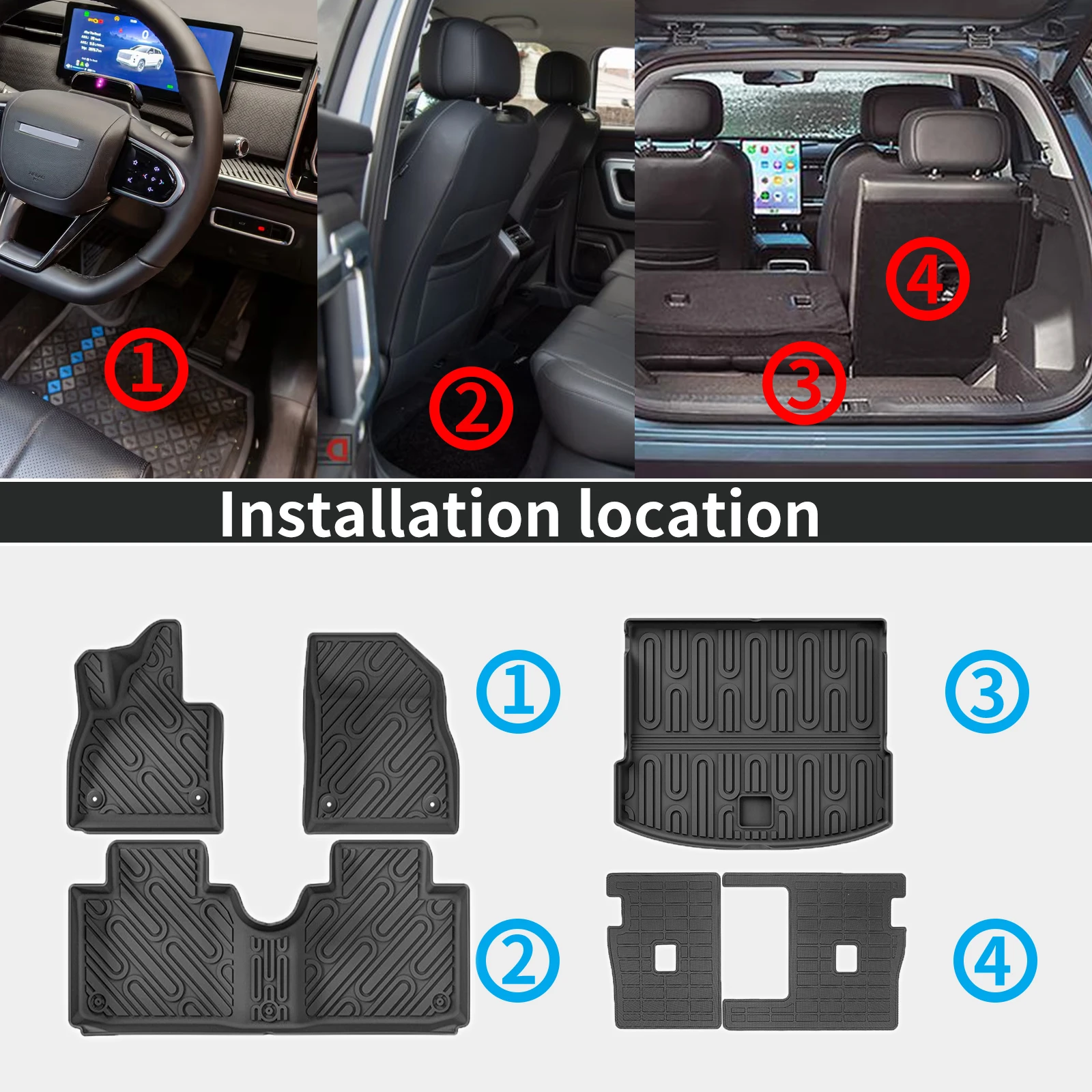 für Benz Smart # 5 5 2025 2026 – Car Floor Mat Bewertung und Preis