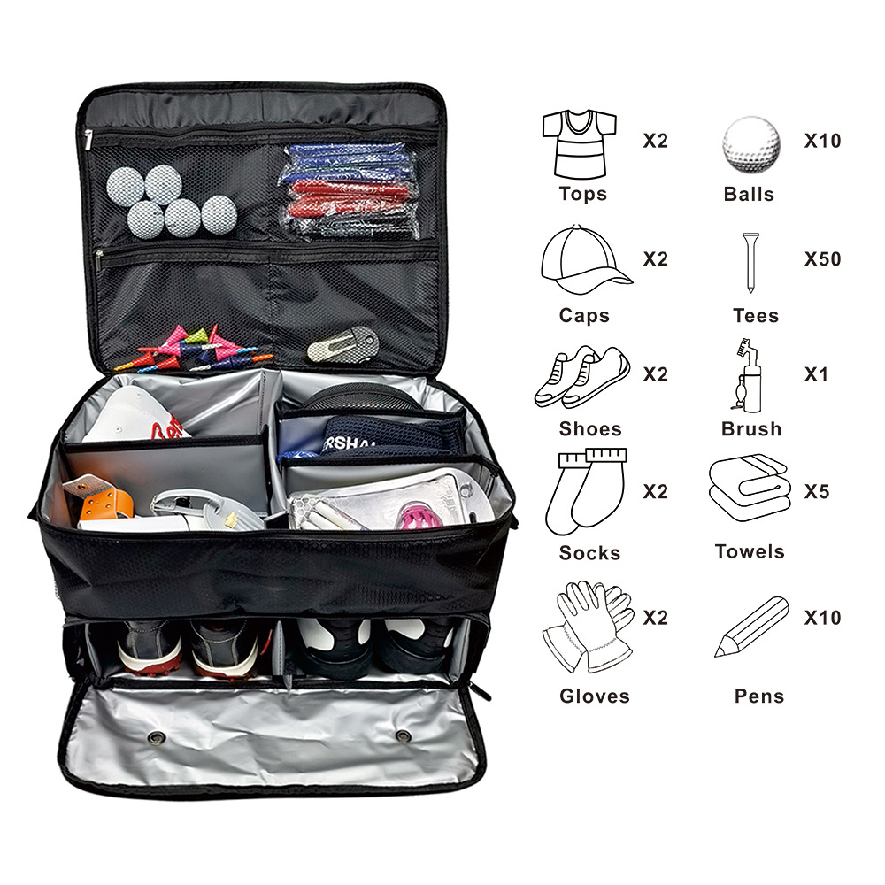 Golf-Kofferraum-Organizer mit  – Car Organizer Bewertung und Preis